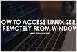 How to disable remote access on a linux distributio
